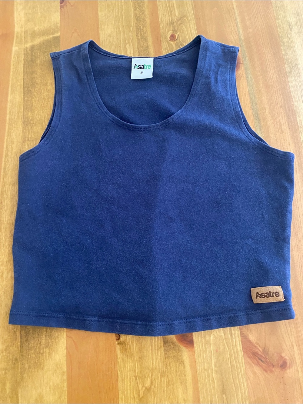 Navy Blue Hemp Top